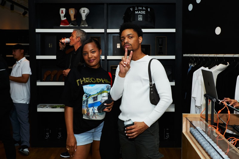 J. Lindeberg High Summer Collection Golf Apparel Launch Party HYPEGOLF Clubhouse 27 Mercer Street Trackman Simulator Five Iron Golf 