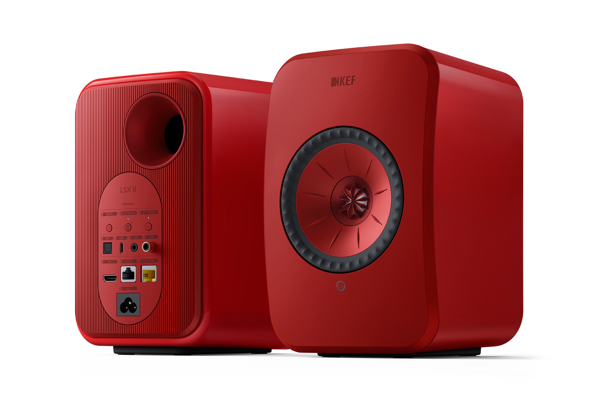 KEF LSX II Wireless Hifi System Speakers blue white black red 