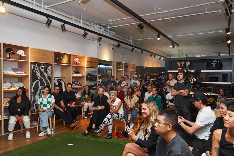LA Golf HYPEGOLF Clubhouse Launch Party Panel Discussion Professional Golfer Paris Hilinski Creative Director Hoodie Capsule Apparel Collection All-Carbon Putter Shaft