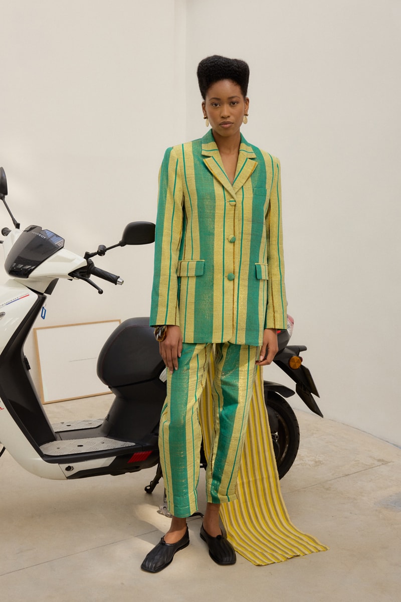 Lukhanyo Mdingi SS23 Reveres Texture and Multidimensional Color Fashion