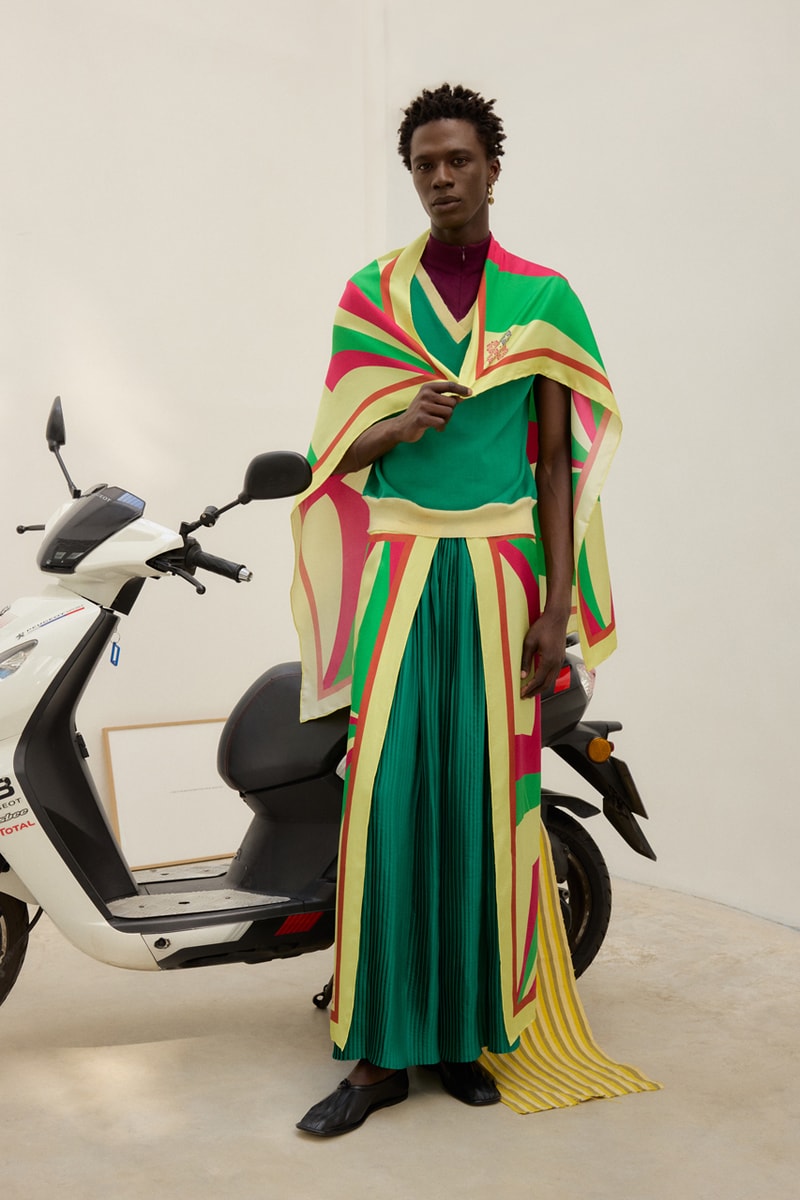 Lukhanyo Mdingi SS23 Reveres Texture and Multidimensional Color Fashion