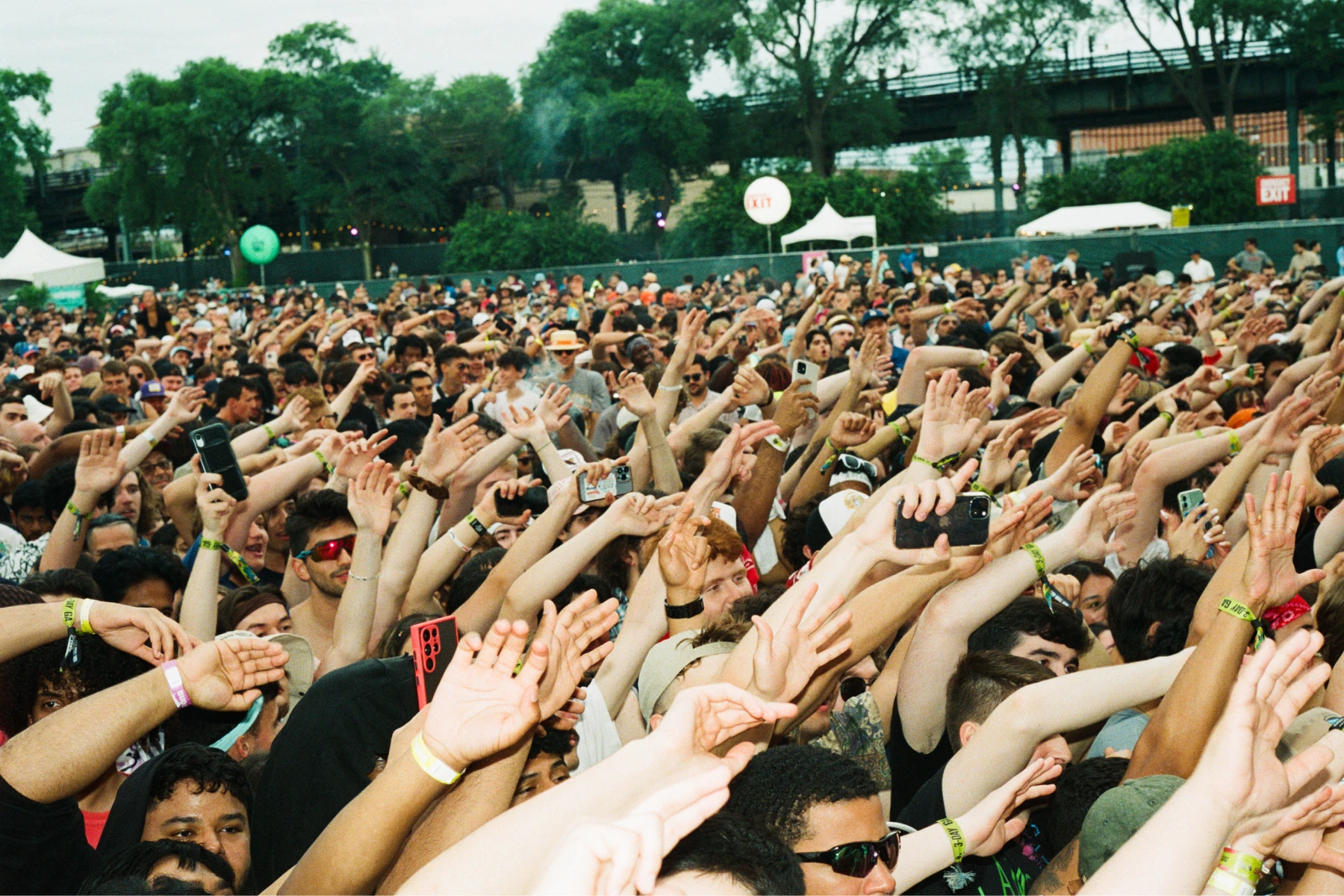 sunglasses smart glasses meta technology hands-free music festival photo video playboi carti wayfarers governers ball new york city