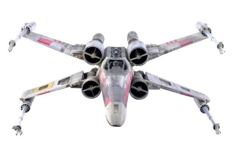 1977 Star Wars A New Hope X-Wing Fighter Model Sells Auction Block Propstore Death Star Battle Scene George Lucas Director Colin Cantrell