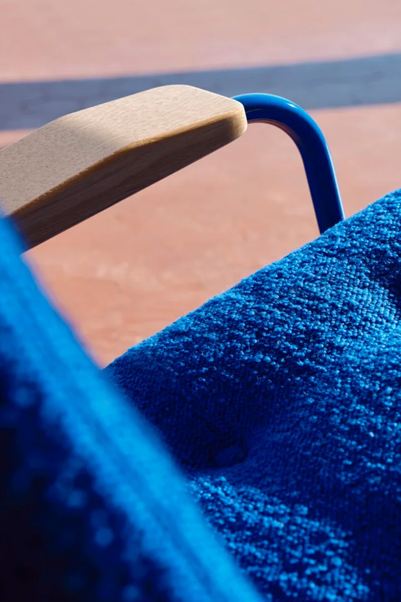 Vitra Furniture Kangourou Chair Jean Prouvé Collab blue decor design
