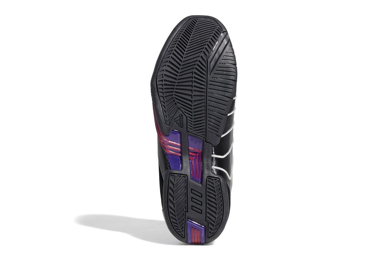 adidas T-Mac 3 Restomod Raptors Official Look Release Info GY2394 Date Buy Price Core Black Team College Purple Red