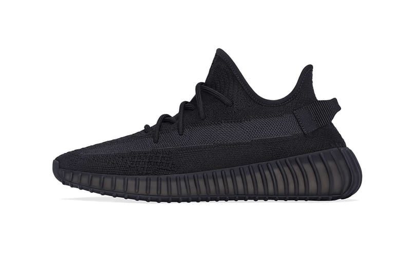 women's all black yeezy boost