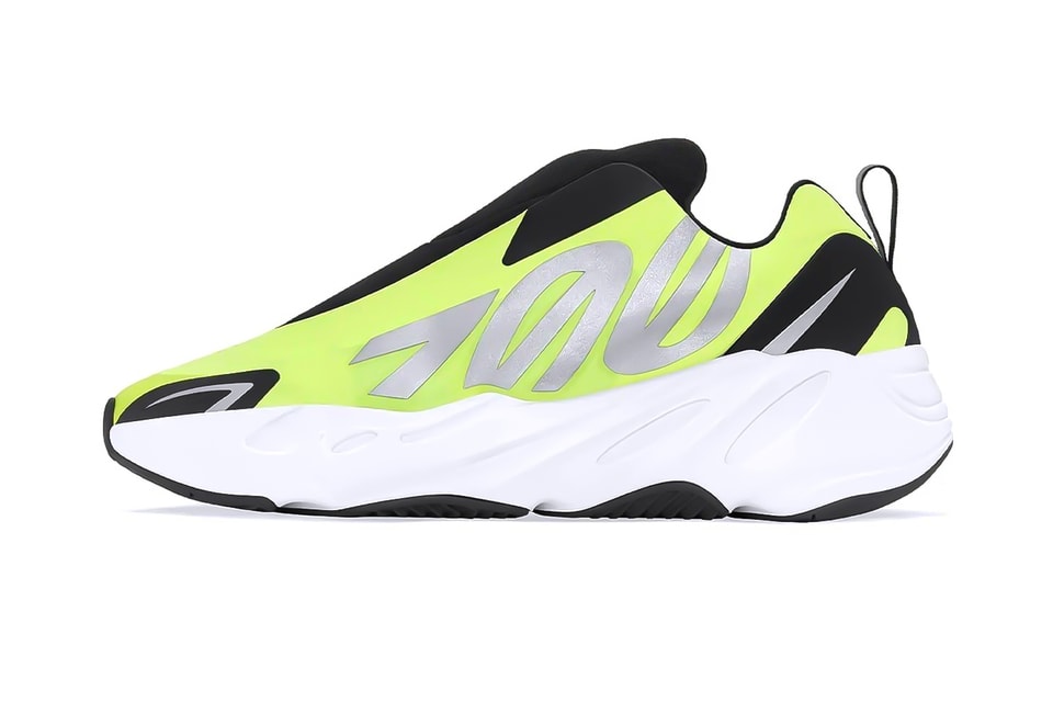 Salvation Stage Embed adidas YEEZY BOOST 700 MNVN Laceless "Phosphor" Official Look | HYPEBEAST