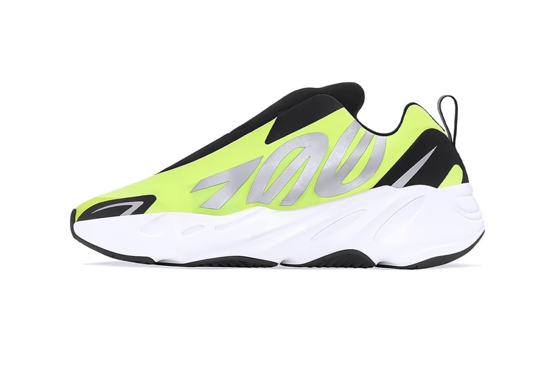 adidas YEEZY BOOST 700 MNVN Laceless Phosphor Official Look Release Info gy2055 Date Buy Price 