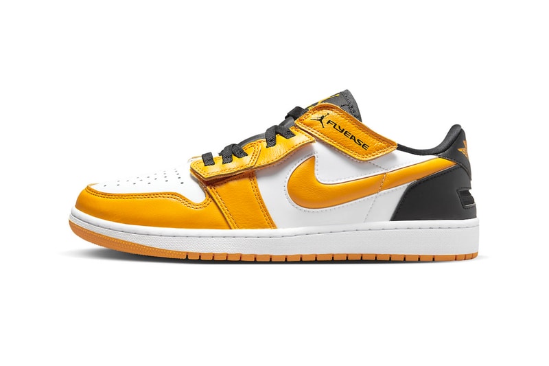 Nike Air jordan 1 flyease university gold DM1206-107 2022 release info date price 130 USD yellow black white