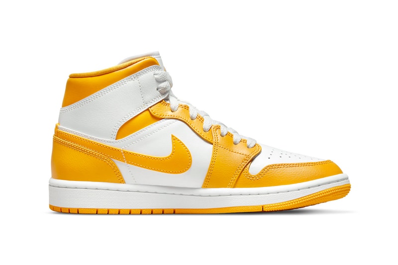 Air Jordan 1 Mid "University Gold" Has an Official Release Date BQ6472-117 summer rotation canary yellow jordan brand michael jordan air jordan