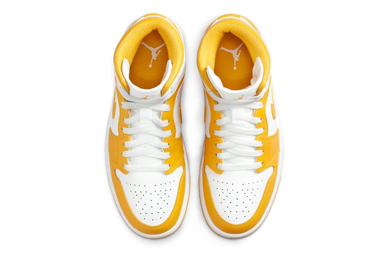 Air Jordan 1 Mid "University Gold" Has an Official Release Date BQ6472-117 summer rotation canary yellow jordan brand michael jordan air jordan