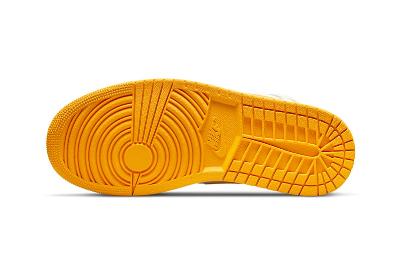 Air Jordan 1 Mid "University Gold" Has an Official Release Date BQ6472-117 summer rotation canary yellow jordan brand michael jordan air jordan