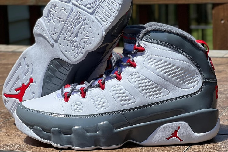 An Early Look at the Air Jordan 9 "Fire Red"