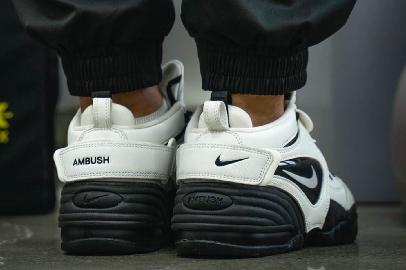 AMBUSH Nike Air Adjust Force White Black On-Foot Look Release Info Date Buy Price Yoon
