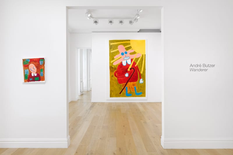 André Butzer Revisits His Wanderer Alter Ego in New Exhibition