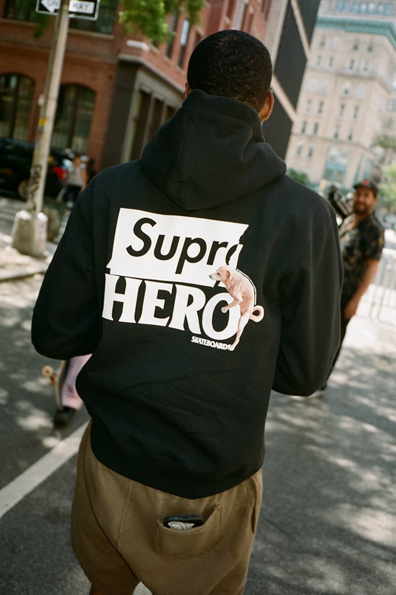 Antihero Supreme Spring 2022 Collaboration Release Info Date Buy Price Work Jacket Pant Hooded Sweatshirt T-Shirts 5-Panel Skateboards