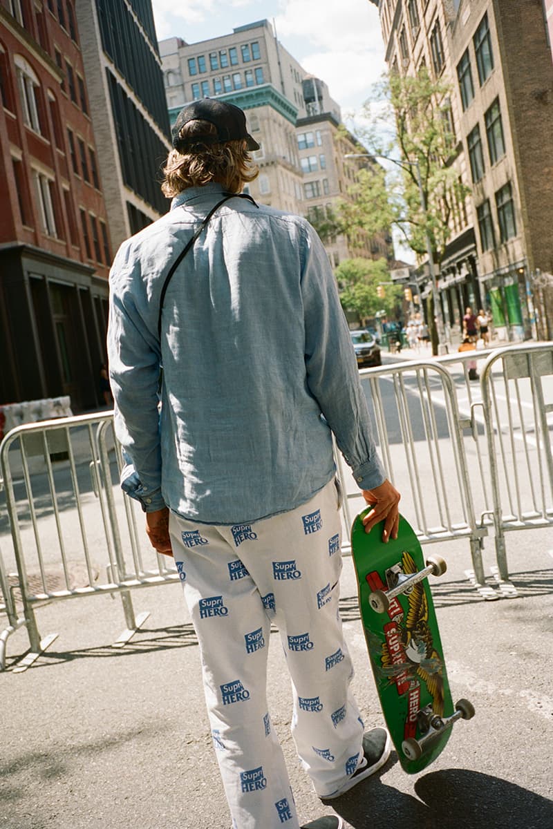 Antihero Supreme Spring 2022 Collaboration Release Info Date Buy Price Work Jacket Pant Hooded Sweatshirt T-Shirts 5-Panel Skateboards