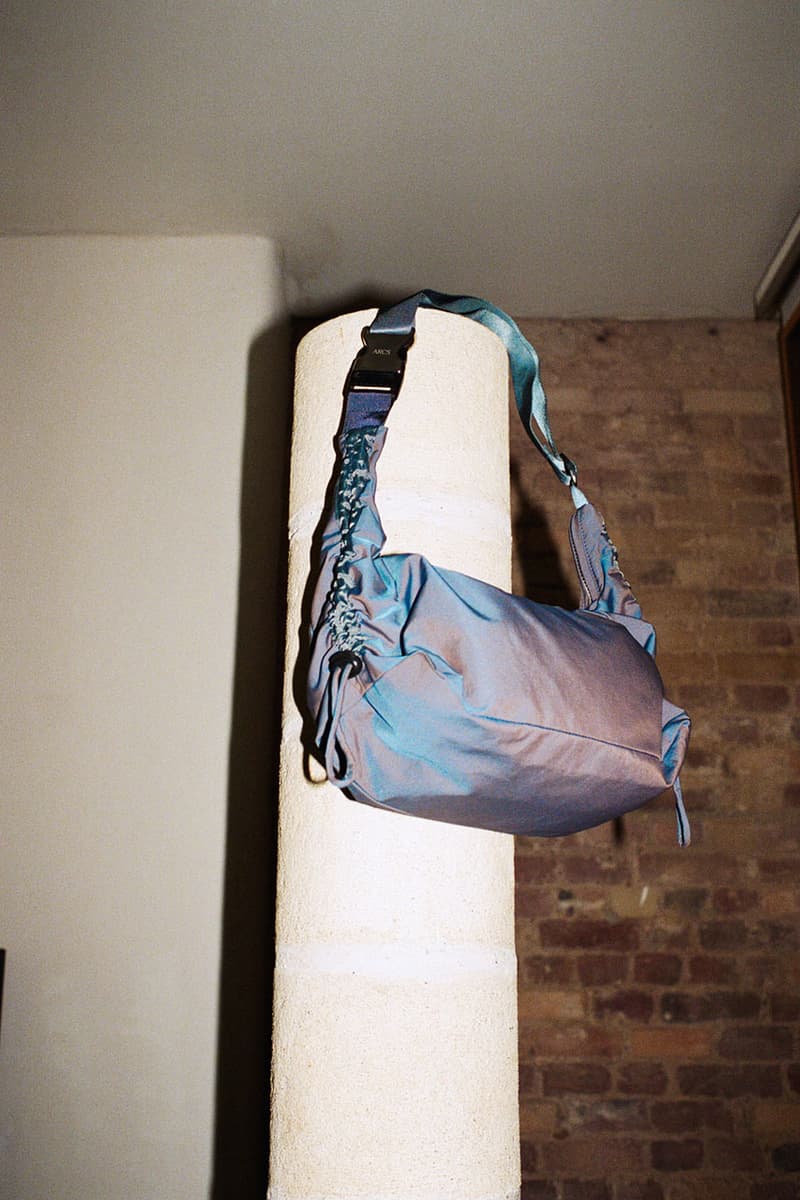 arcs london sustainable bags luggage details information release first look lookbook spring summer 2023