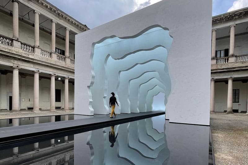 Daniel Arsham Studio kohler divided layers milan design week experiential art installation sink walkable tunnel rock 01 June 7 12 info date 