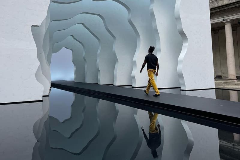 Daniel Arsham Studio kohler divided layers milan design week experiential art installation sink walkable tunnel rock 01 June 7 12 info date
