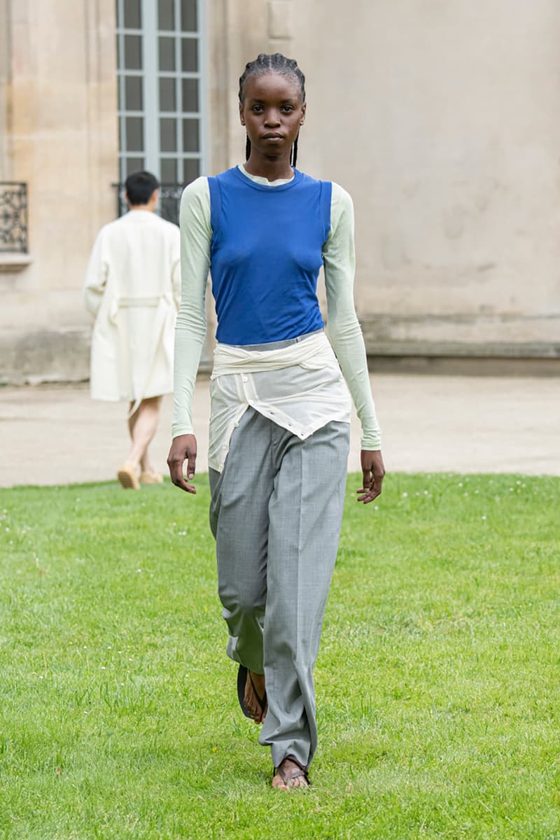 auralee spring summer 2023 paris fashion week new balance details information