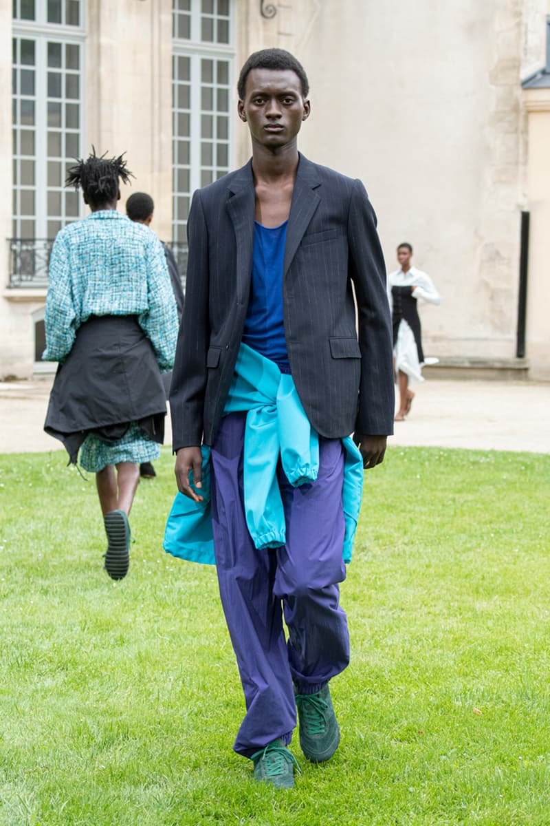 auralee spring summer 2023 paris fashion week new balance details information