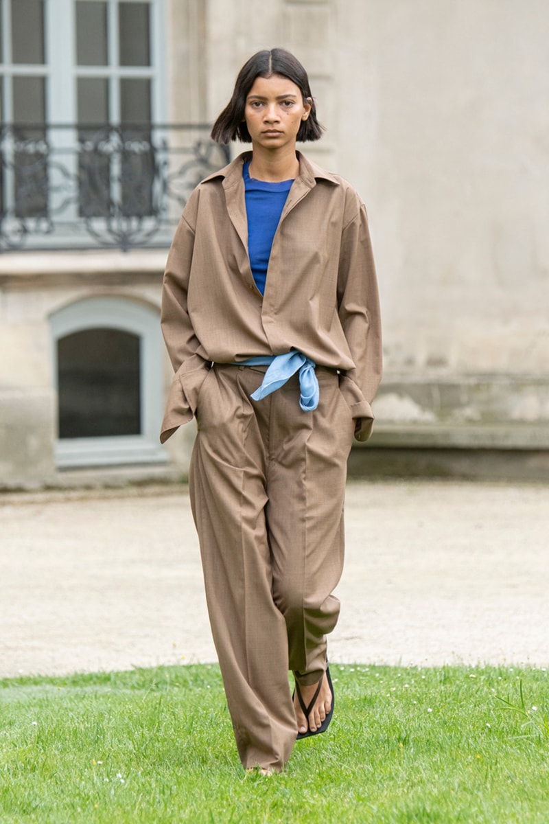 auralee spring summer 2023 paris fashion week new balance details information