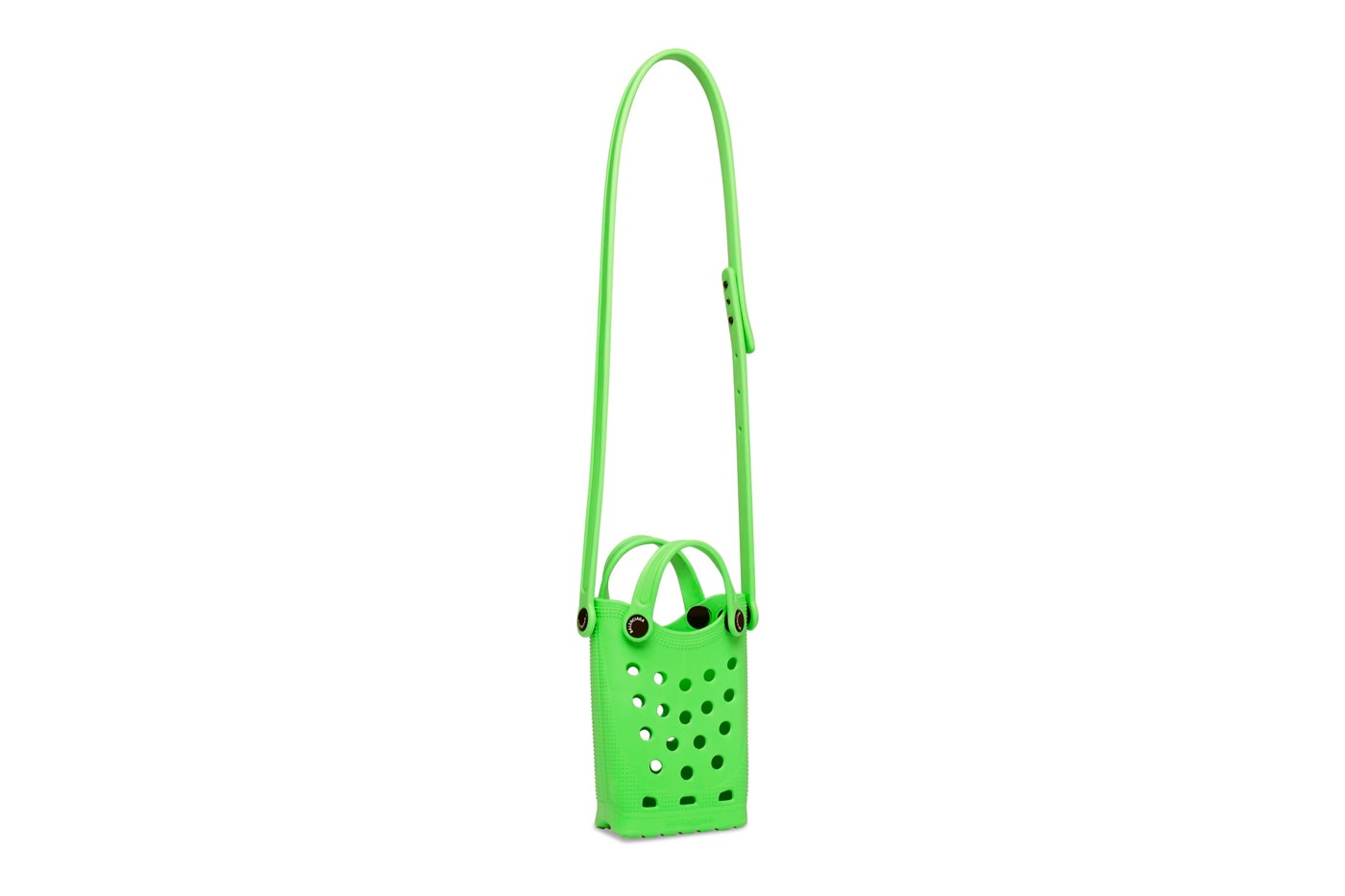 Green X Crocs rubber tote bag, Balenciaga
