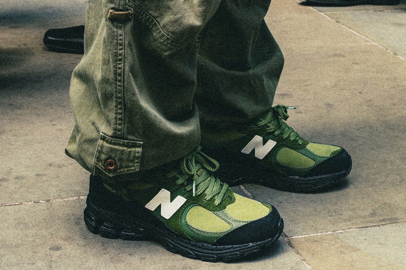 The Basement New Balance 2002R "Moss Green" Sneaker Collaboration 