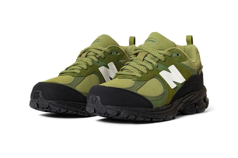 The Basement New Balance 2002R "Moss Green" Sneaker Collaboration 