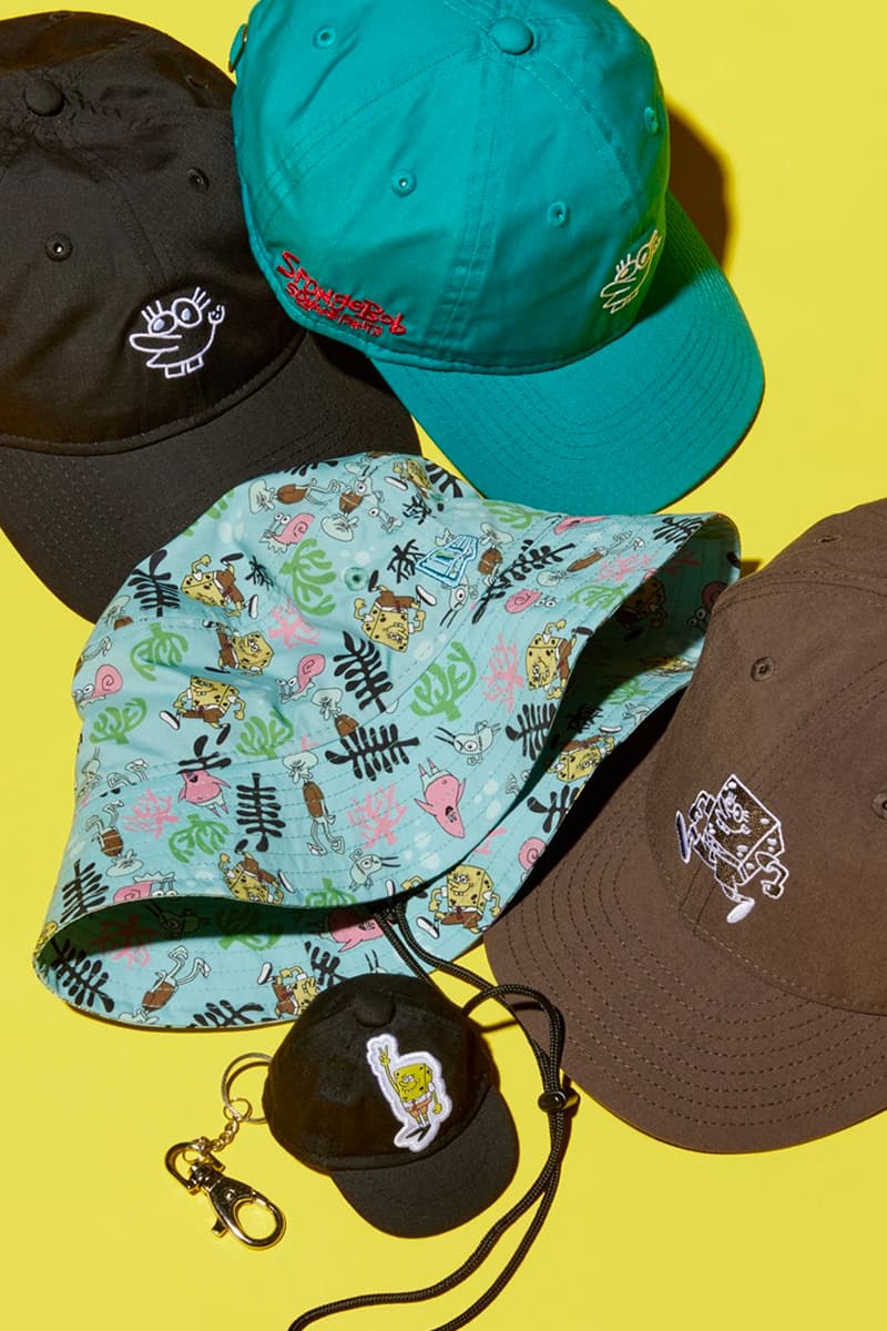 SpongeBob Meets Yusuke Hanai BEAMS T Capsule nalgene bottle new era cap dickies shorts gregpry bags artwork illustration collection collab release info date price