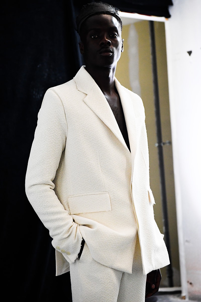 Bianca Saunders Spring/Summer 2023 Men's Backstage