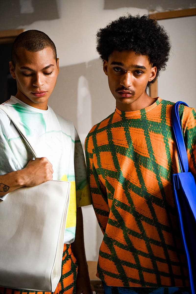 Bianca Saunders Spring/Summer 2023 Men's Backstage