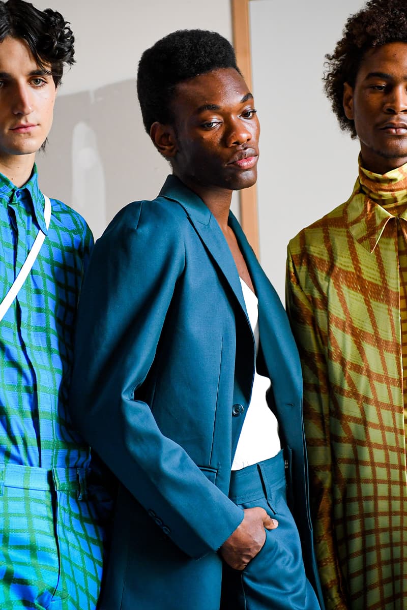 Bianca Saunders Spring/Summer 2023 Men's Backstage