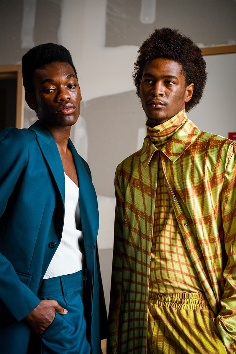 Bianca Saunders Spring/Summer 2023 Men's Backstage