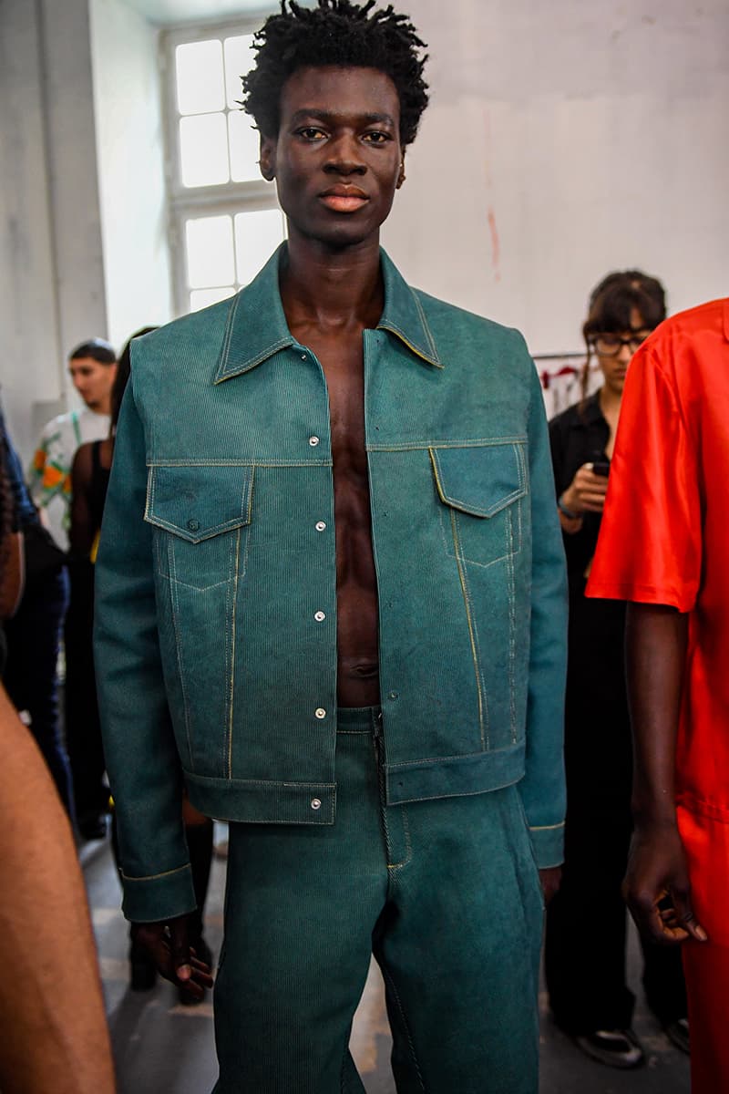 Bianca Saunders Spring/Summer 2023 Men's Backstage