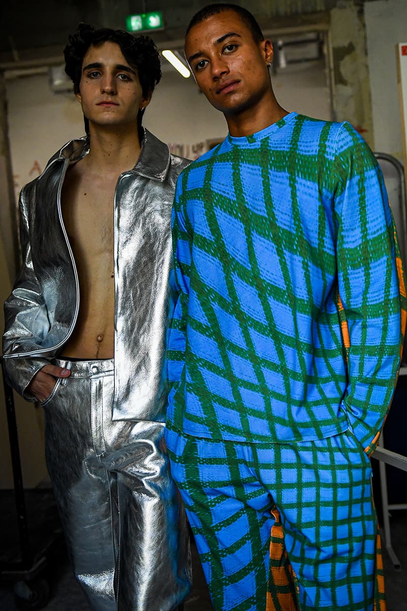 Bianca Saunders Spring/Summer 2023 Men's Backstage