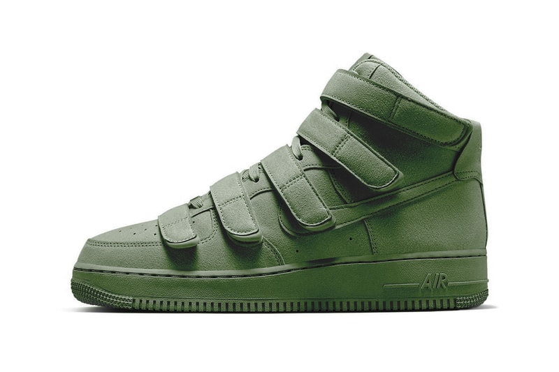 Take an Official Look at the Billie Eilish x Nike Air Force 1 High "Sequoia" DM7926-300 green af1 velcro eco friendly