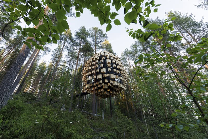 BIG's Spherical Treehouse Hotel Room Opens to Visitors Biosphere