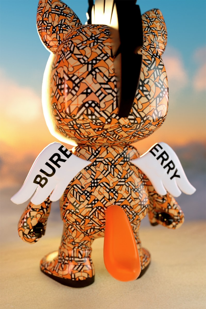 burberry blankos block party nft digital gaming tech tb monogram teaser character web3 minny b unicorn