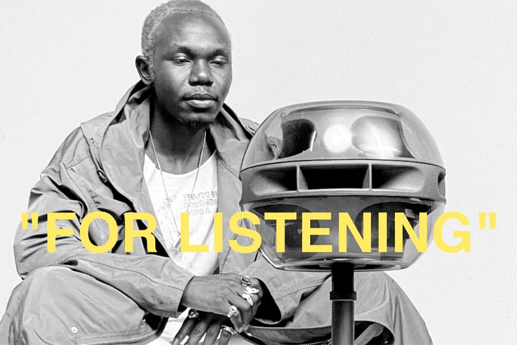 Virgil Abloh's canary---yellow and Syng Unveil a Cell Alpha Speaker Collaboration