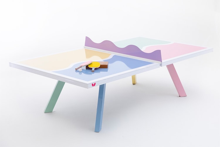 Casablanca Joins Butterfly For $18,000 USD Pastel Ping-Pong Table