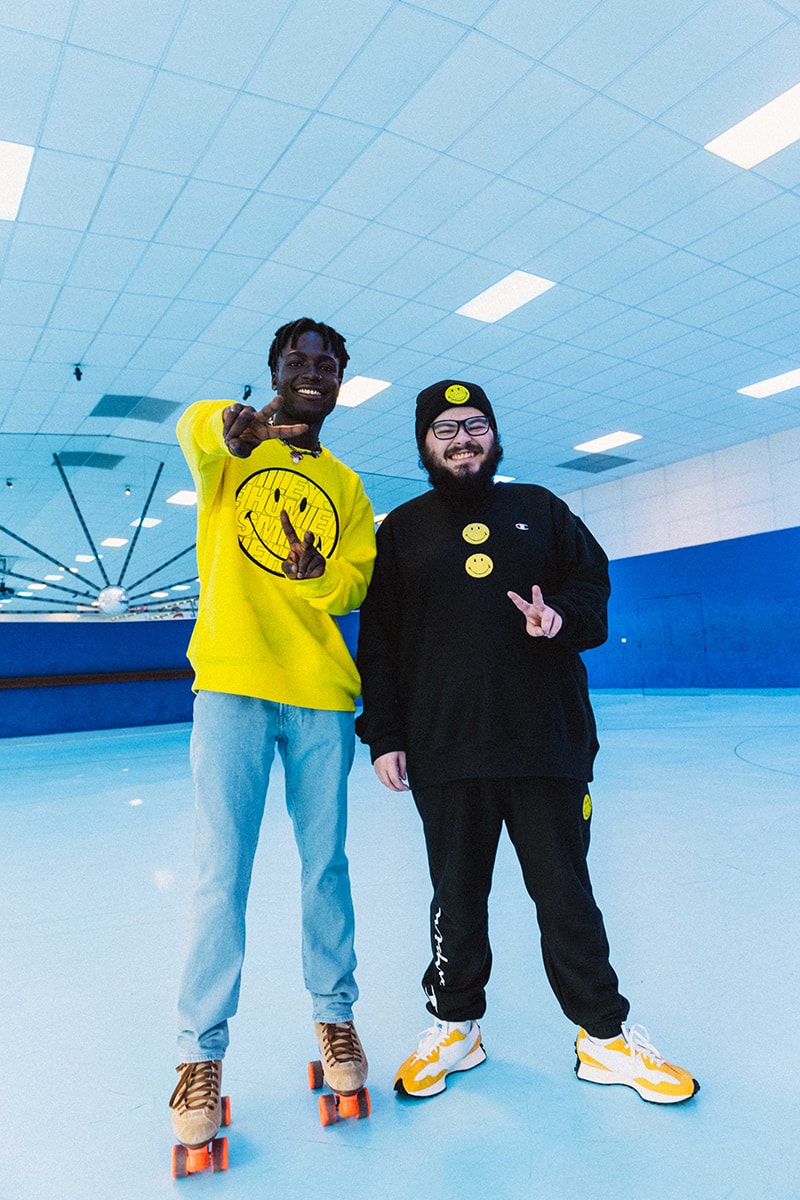 Champion x HoMie x Smiley "Start With a Smile" Athleisure Collection 2022 Collaboration