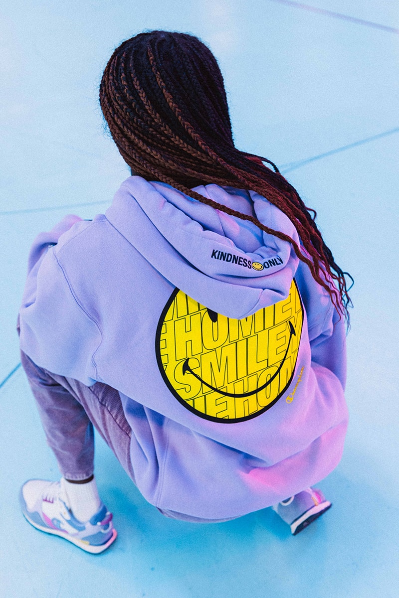 Champion x HoMie x Smiley "Start With a Smile" Athleisure Collection 2022 Collaboration