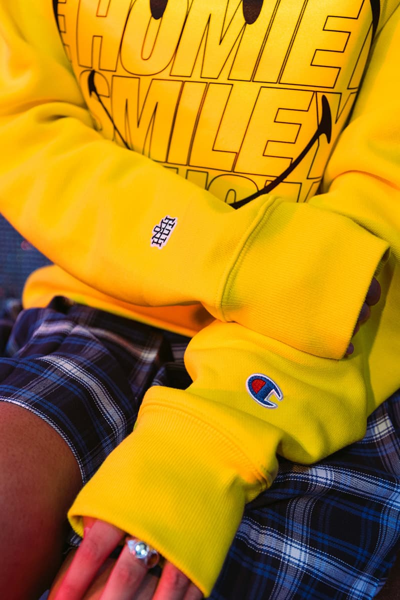 Champion x HoMie x Smiley "Start With a Smile" Athleisure Collection 2022 Collaboration