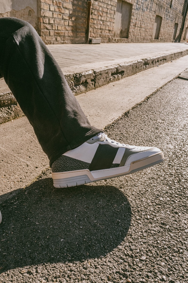 Collegium Pop-Up Store Nick Sisombath Emerging Sneaker Designer Brand Devastator Low "Cracked Pillars" - Geyser Blue