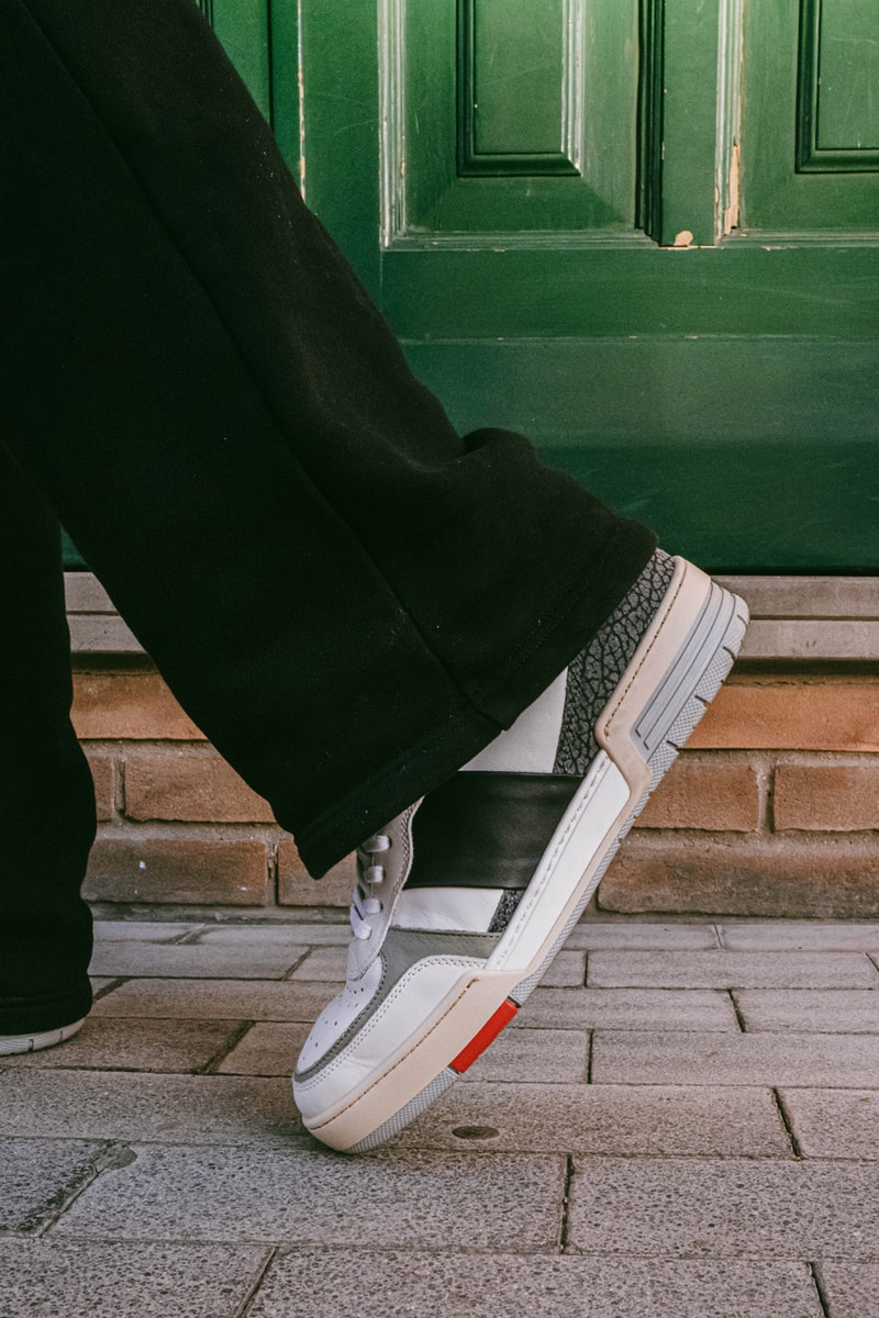 Collegium Pop-Up Store Nick Sisombath Emerging Sneaker Designer Brand Devastator Low "Cracked Pillars" - Geyser Blue