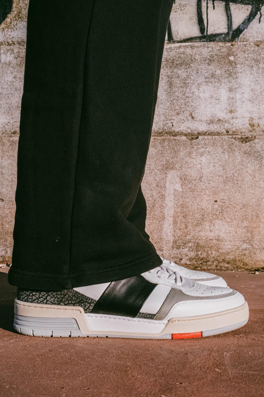 Collegium Pop-Up Store Nick Sisombath Emerging Sneaker Designer Brand Devastator Low "Cracked Pillars" - Geyser Blue