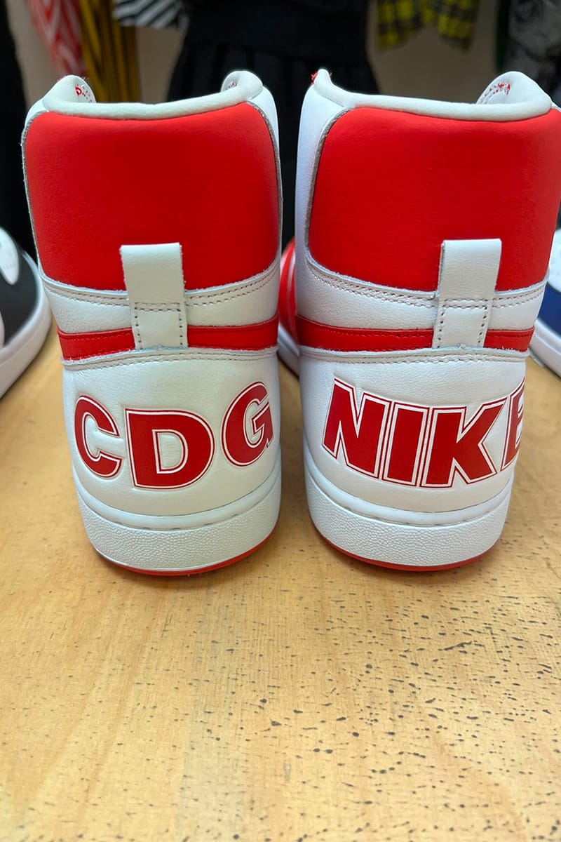 comme des garçons homme plus x nike air jordan i high