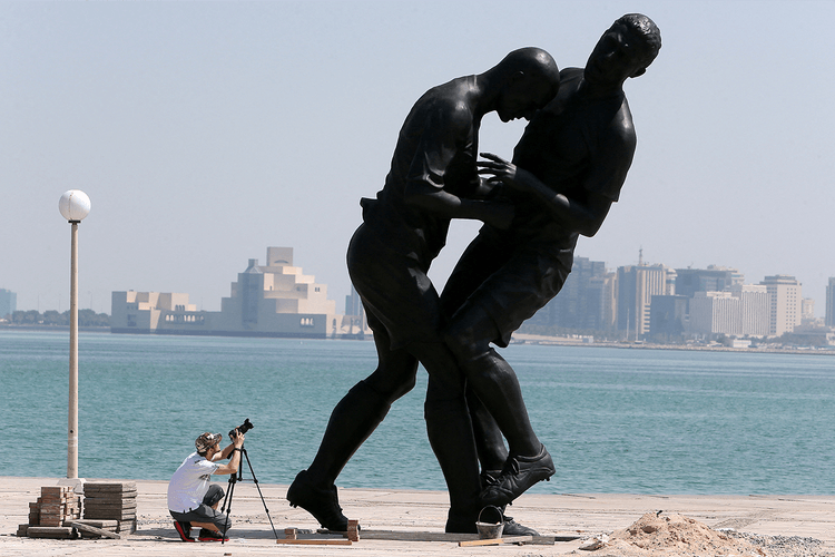 Controversial Zidane Statue To Be Back On Display in Qatar